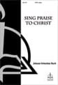 Sing Praise to Christ SATB choral sheet music cover